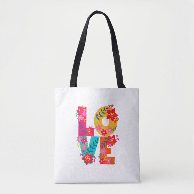 Rainbow Love Tote Bag (Front)