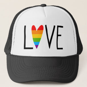 Rainbow Love Trucker Hat