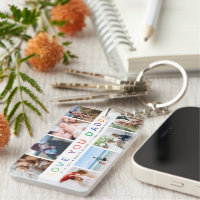 Rainbow 'LOVE YOU DADDY' Photo Collage Keepsake