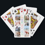Rainbow 'LOVE YOU DADDY' Photo Collage Keepsake Playing Cards<br><div class="desc">Create your very own playing cards for dad with this 8 square photo collage template. Design features modern rainbow lettering that reads 'LOVE YOU DADDY' personalised with a sweet message and name/s. Makes a unique keepsake gift for birthdays,  christmas or father's day.</div>