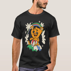 Rainbow Loved Teddy Hug Time Cute Teddy Bear T-Shirt