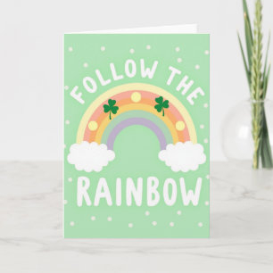 Rainbow Luck Follow Card