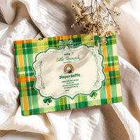 Rainbow Lucky Little Shamrock  Diapper Raffle 