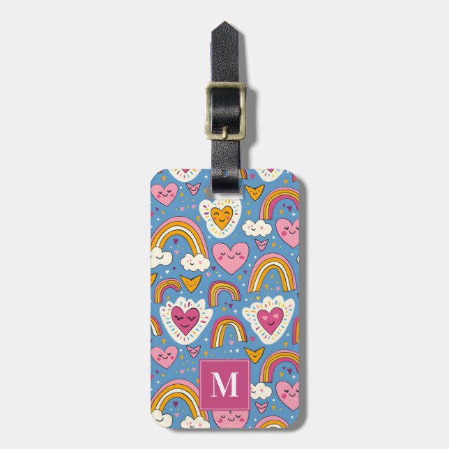 Rainbow Luggage Tag (Front Vertical)
