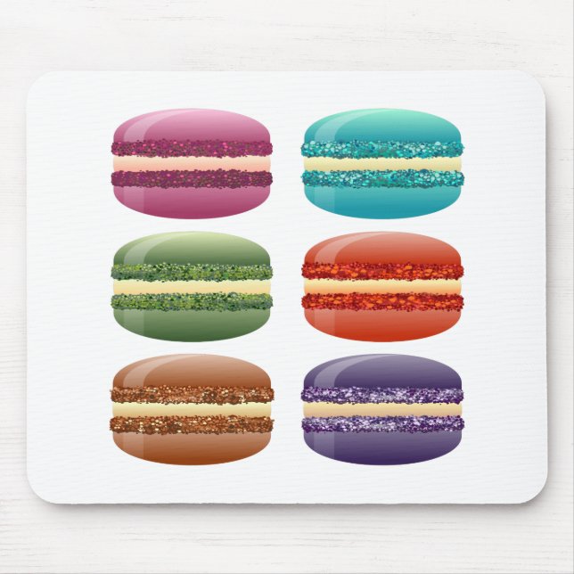 rainbow macarons mouse pad (Front)