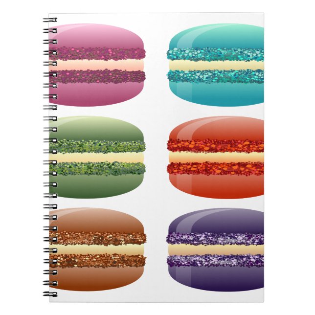 rainbow macarons notebook (Front)
