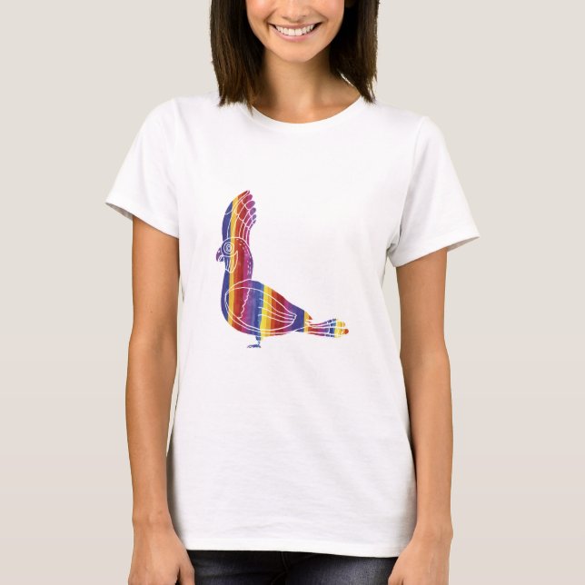 Rainbow Macaw T-Shirt (Front)