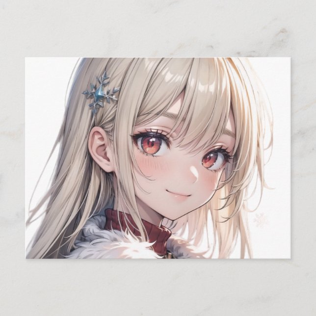 Rainbow Maiden Postcard (Front)