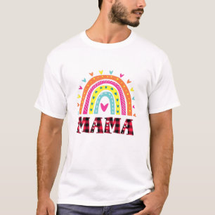 Rainbow Mama For Women Funny Mother's Day Rainbow T-Shirt