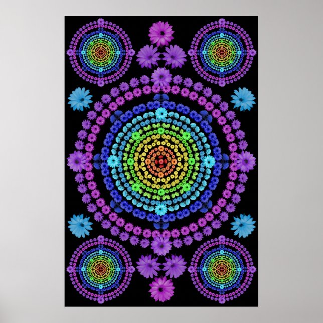 RAINBOW MANDALA 1 POSTER (Front)