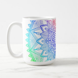 Rainbow Mandala Coffee Mug