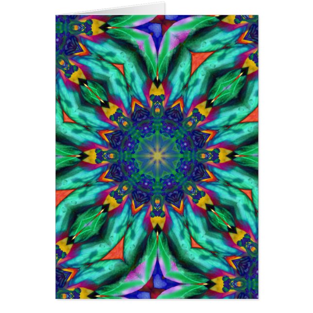 Rainbow Mandala Psychedelic Kaleidoscope (Front)