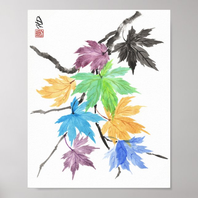 Rainbow Maple Dance Poster (Front)