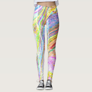 Rainbow Marble Leggings