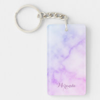 Rainbow Marble Pattern with Personalised Name