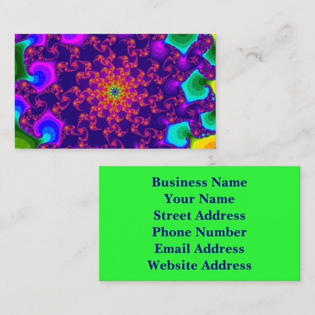 Rainbow Marigold Business Card (Front/Back)