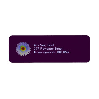 Rainbow Marigold Custom Address Labels