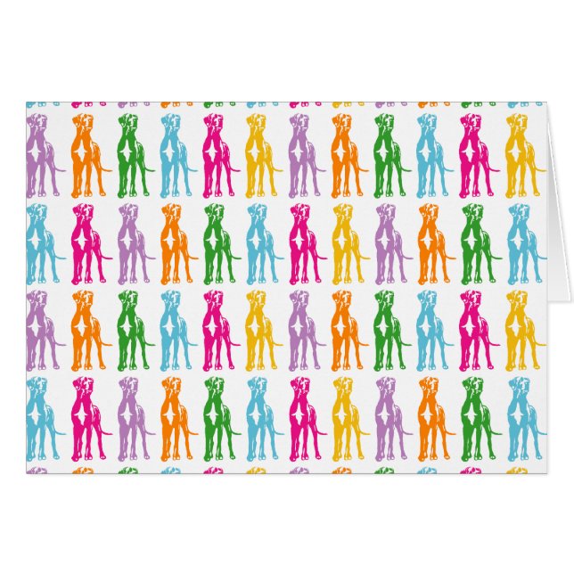 Rainbow Mastiff Pattern (Front Horizontal)