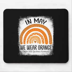 Rainbow May We Wear Orange Prader Willi Syndrome A Mouse Pad