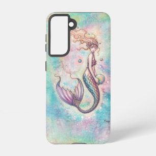Rainbow Mermaid by Molly Harrison Fantasy Art Samsung Galaxy Case