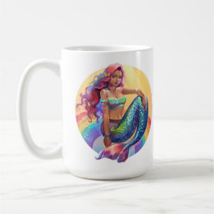 Rainbow Mermaid Coffee Mug