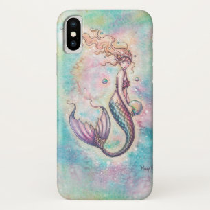 Rainbow Mermaid Fantasy Artwork iPhone X Case