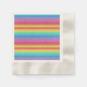Rainbow Mermaid Paper Napkin