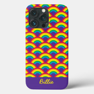 Rainbow Mermaid Scale iPhone 13 Pro Case