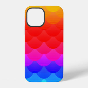 rainbow mermaid scales ombre iPhone 12 case