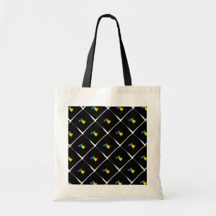 Rainbow Michigan Patterned Tote Bag