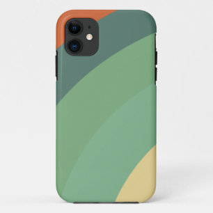 Rainbow Minimalist Stripes Handmade iPhone 11 Case