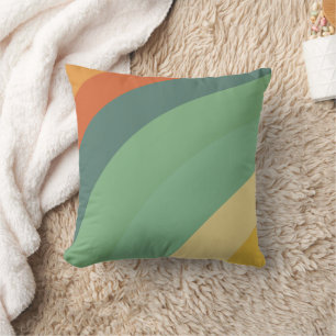 Rainbow Minimalist Stripes Handmade Cushion