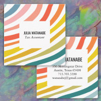 Rainbow Minimalist Stripes Handmade