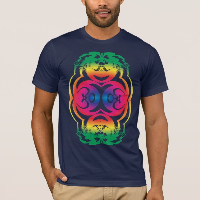 Rainbow Mirror Om Sign Shirt (Front)