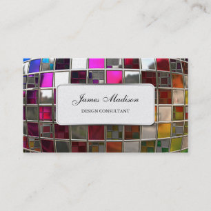 Rainbow Mirror Sequence Business Card