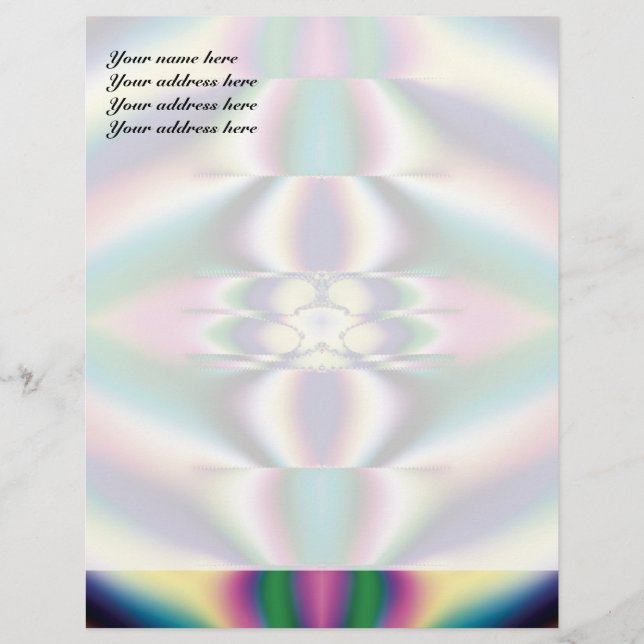 Rainbow Mirrors Customized Letterhead (Front)