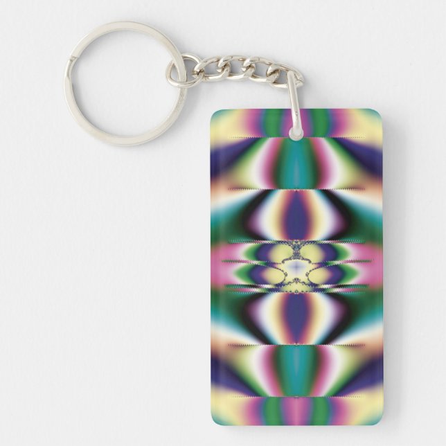 Rainbow Mirrors Key Ring (Front)