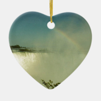 Rainbow Mist Ceramic Ornament