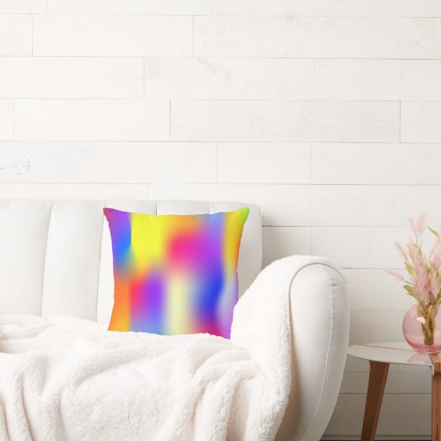 Rainbow modern gradient cushion (Couch)