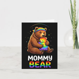 Rainbow mommy bear pregnancy announcement gay