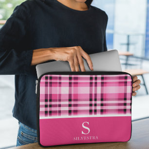 Rainbow  Monogram Laptop Sleeve