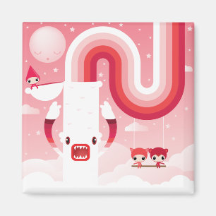 rainbow monster magnet