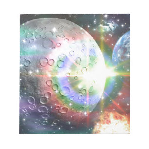 rainbow moon notepad