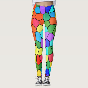 Rainbow Mosaics Leggings