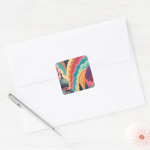 Rainbow Mosque Fantasy Sticker – Customisable