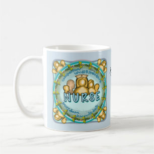 Rainbow motto nurse  coffee mug