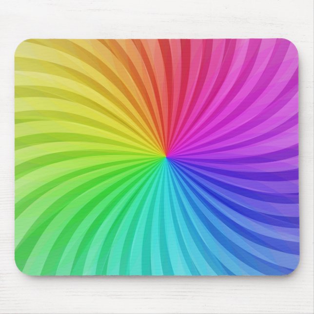 Rainbow mouse pad. mouse pad (Front)