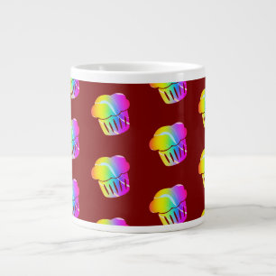 Rainbow Muffins Gift Large Coffee Mug
