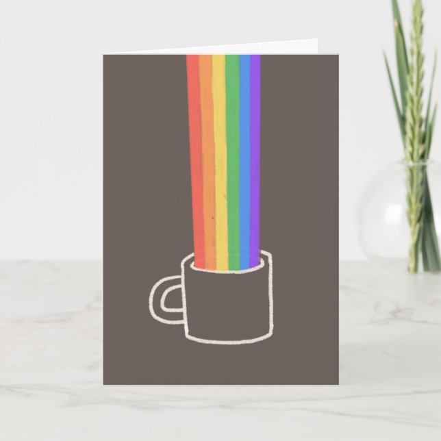 Rainbow Mug Card (Front)