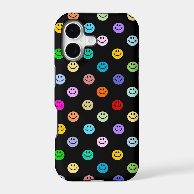 Rainbow Multicolor Face Pattern (Back)